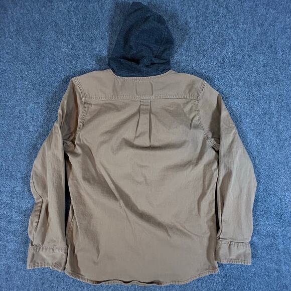 Tony Hawk For Skate Hooded Full Zip Jacket Size M Tan - Picture 5 of 8